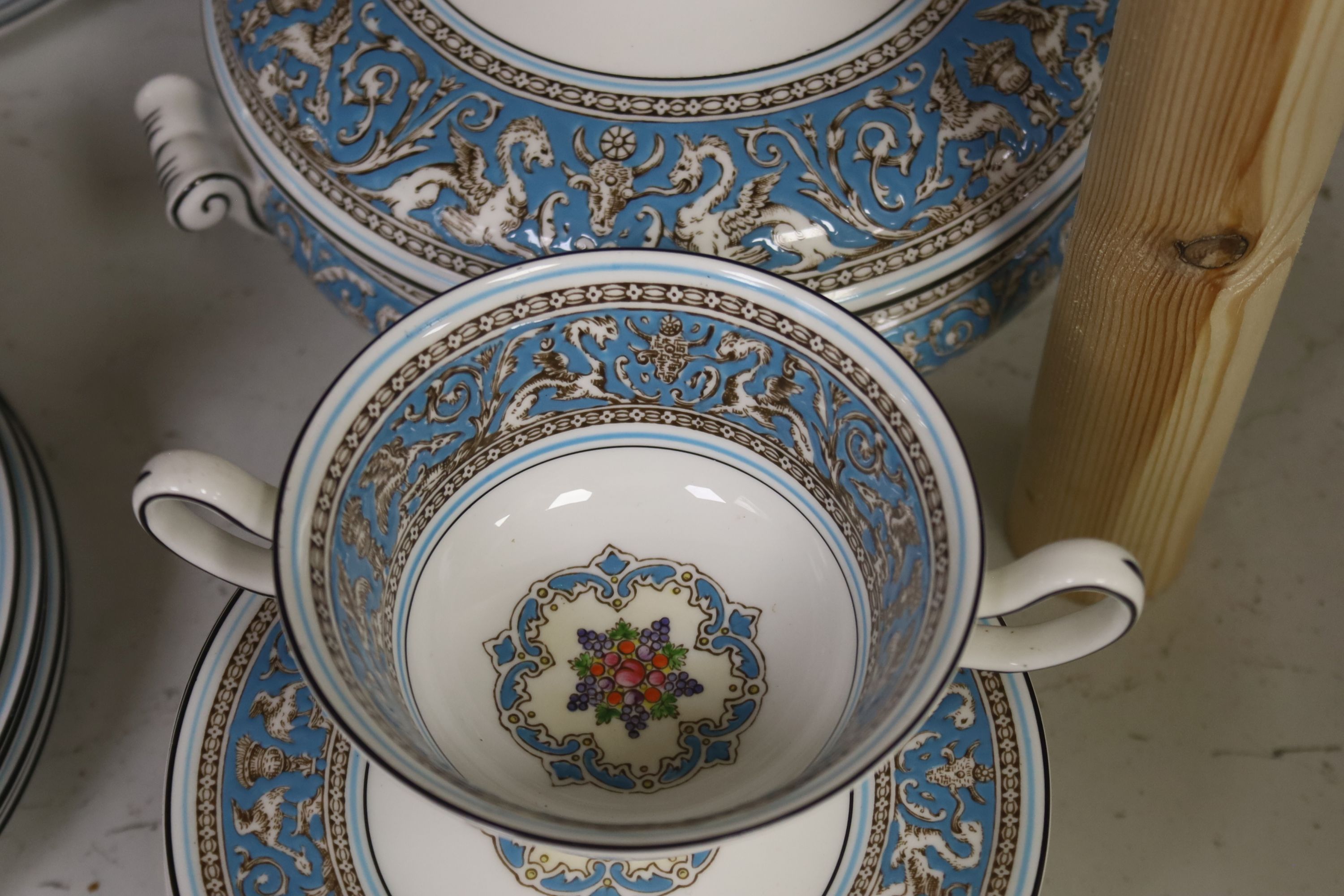 A Wedgwood Florentine W2714 dinner service and tea set